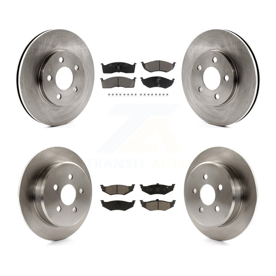 Front Rear Disc Brake Rotors And Ceramic Pads Kit For Neon Chrysler Dodge Plymouth K8C-104566
