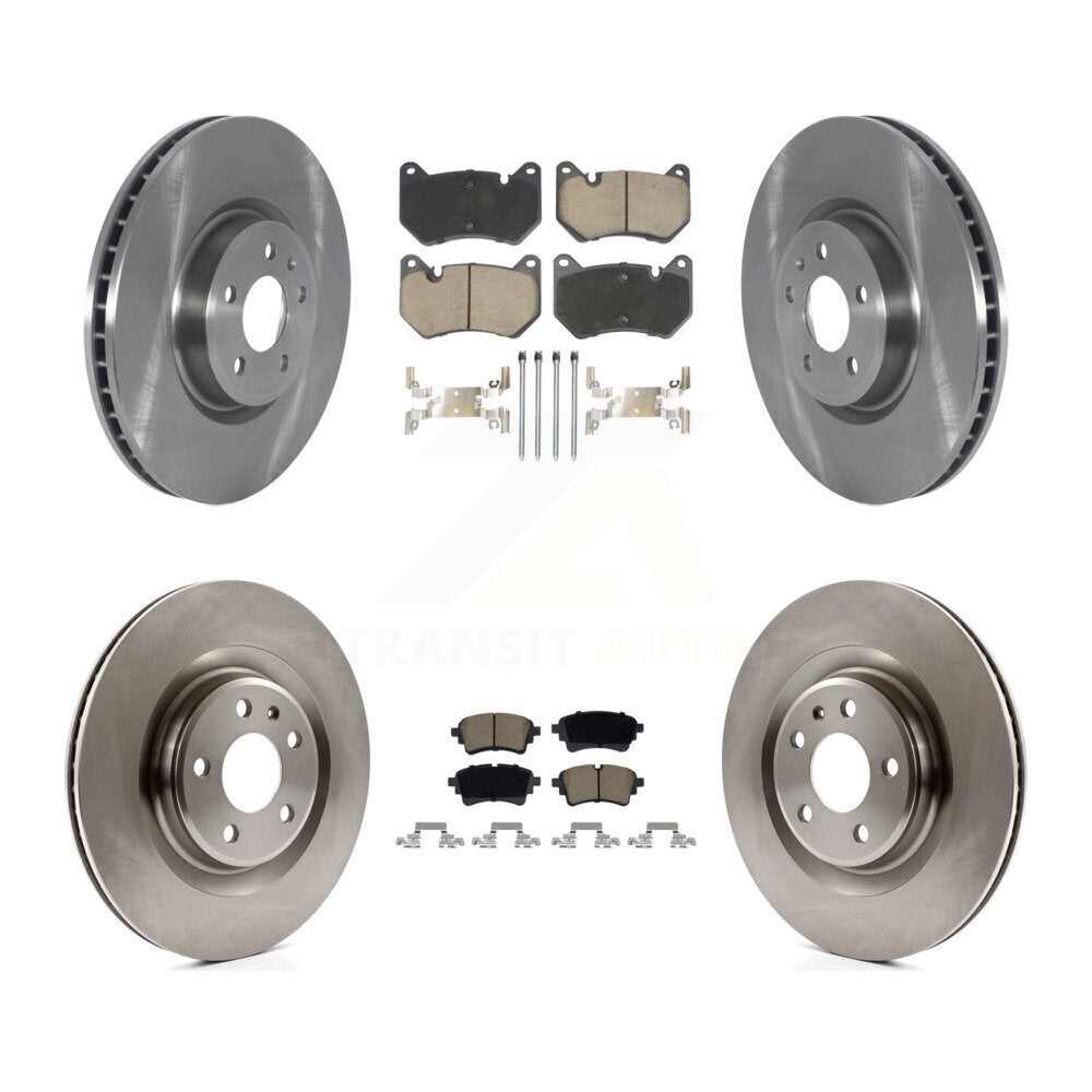 Front Rear Brake Rotor & Ceramic Pad Kit For 2021 Audi Q5 With 350mm Diameter K8C-104575