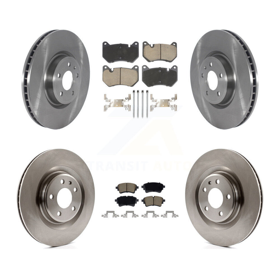 Front Rear Brake Rotor & Ceramic Pad Kit For 2021 Audi Q5 With 350mm Diameter K8C-104575