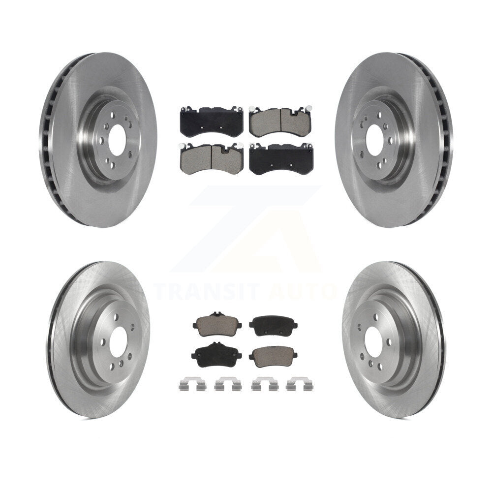 Front Rear Disc Brake Rotors And Ceramic Pads Kit For Mercedes-Benz ML63 AMG K8C-104582