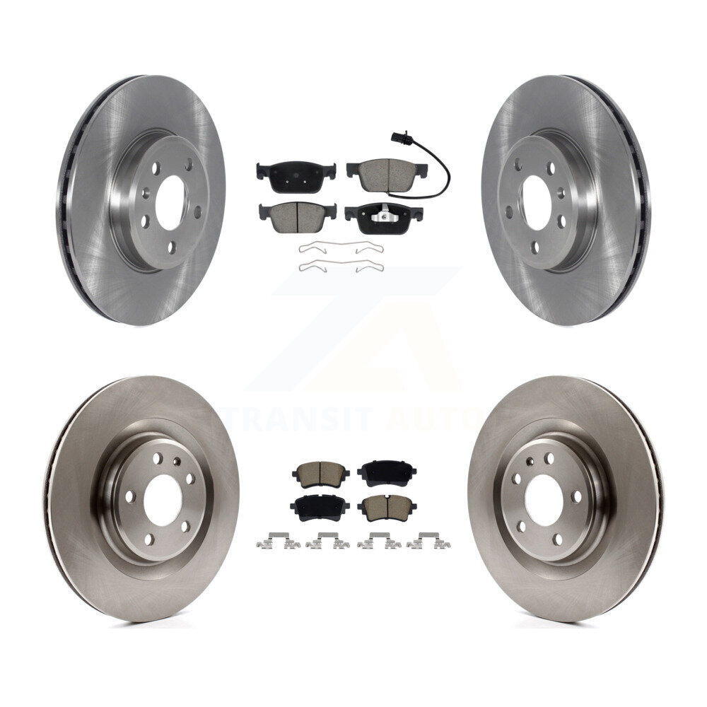 Front Rear Disc Brake Rotors And Ceramic Pads Kit For Audi A5 Quattro K8C-104584