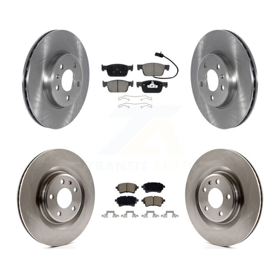 Front Rear Disc Brake Rotors And Ceramic Pads Kit For Audi A5 Quattro K8C-104584