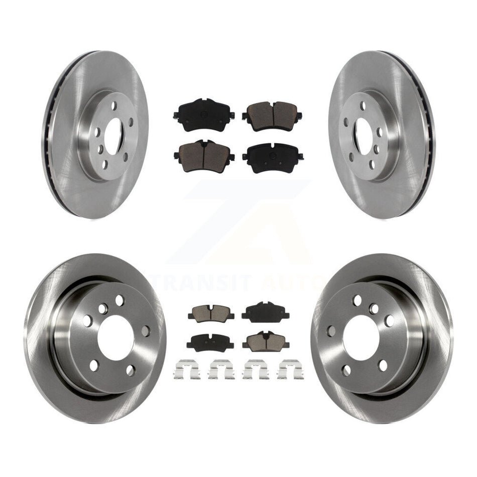Front Rear Disc Brake Rotors And Ceramic Pads Kit For 2022 Mini Cooper S with GAS engine K8C-104593