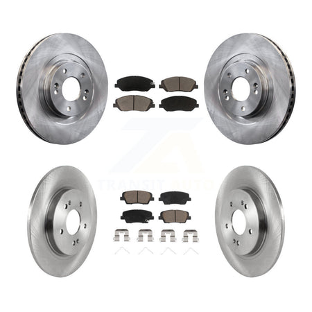 Front Rear Disc Brake Rotors And Ceramic Pads Kit For Hyundai Santa Fe K8C-104598