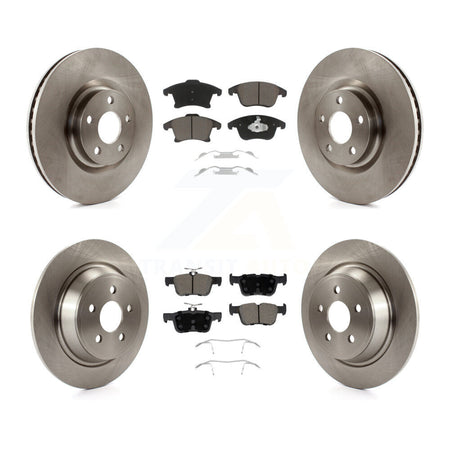 Front Rear Disc Brake Rotors & Ceramic Pad Kit For 2019-2020 Ford Police Responder Hybrid K8C-104600