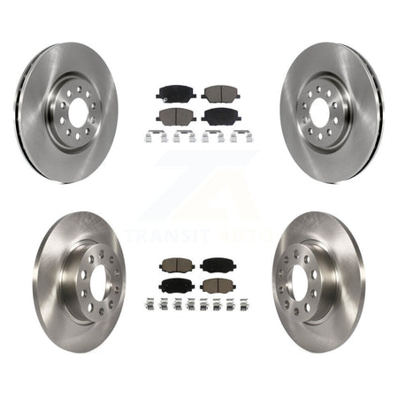 Front Rear Brake Rotor Ceramic Pad Kit For 2023 Dodge Hornet Without Red Painted Calipers K8C-104606