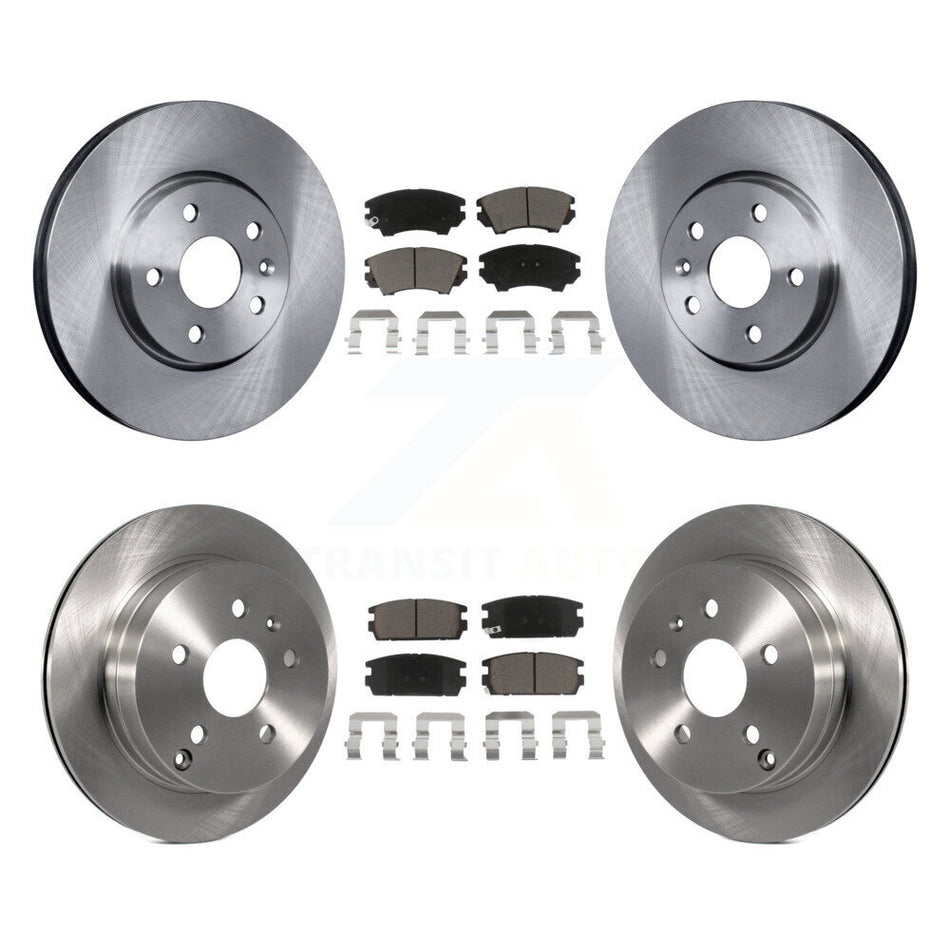 Front Rear Brake Rotor Ceramic Pad Kit For 17 GMC Terrain Vehicles Manufactured In Mexico K8C-104611