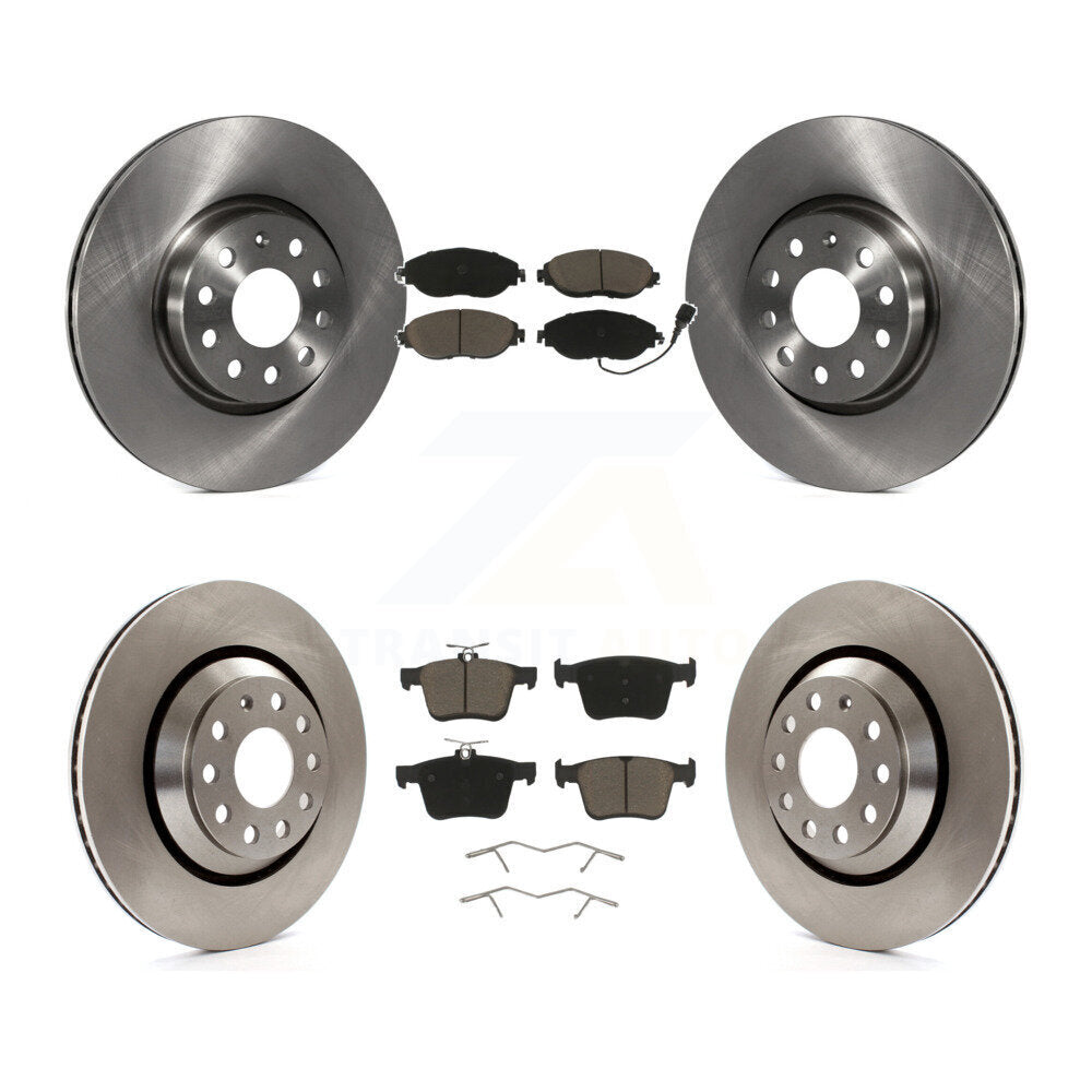 Front Rear Disc Brake Rotors And Ceramic Pads Kit For Volkswagen Arteon Audi A3 Quattro K8C-104613