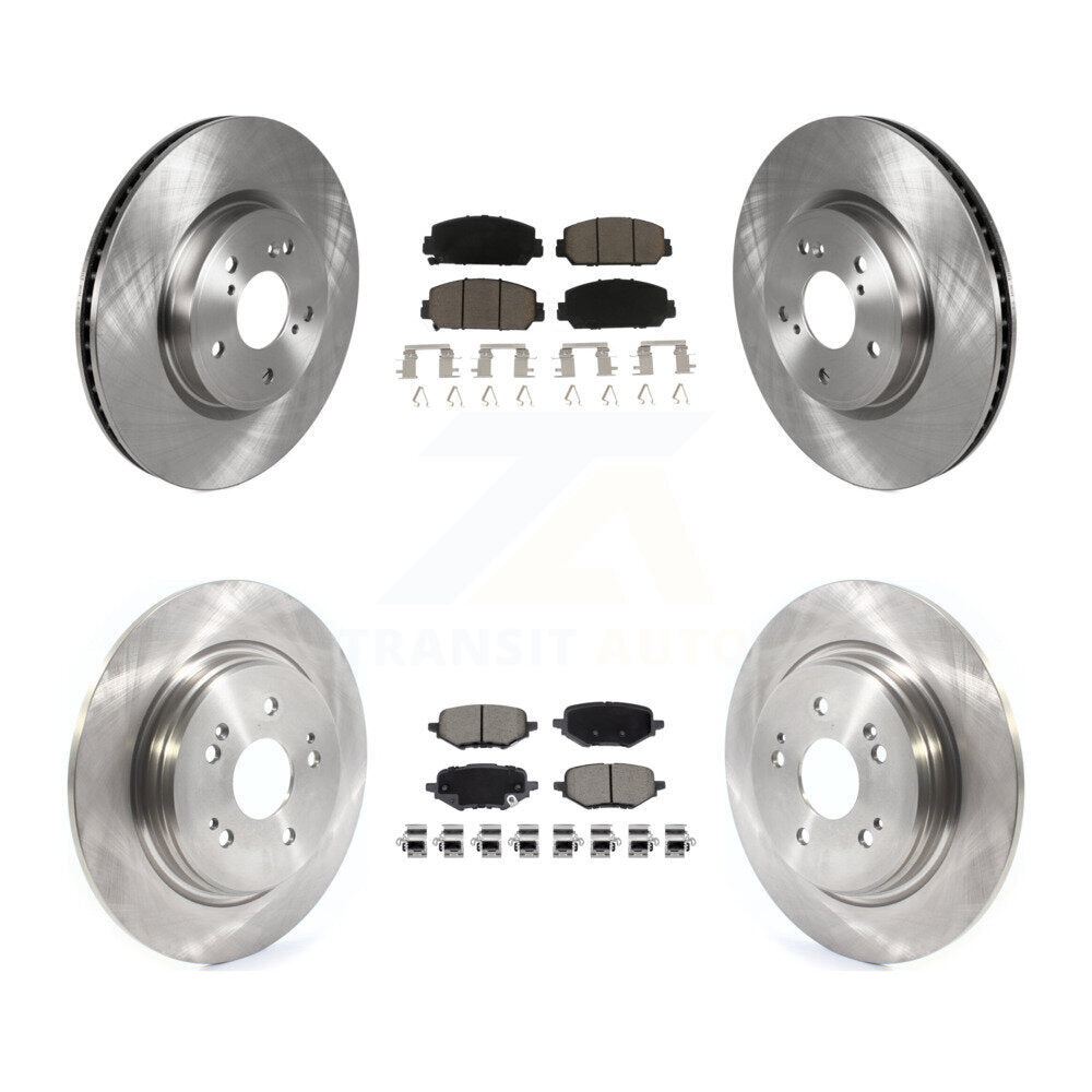Front Rear Disc Brake Rotors And Ceramic Pads Kit For 2023 Honda HR-V K8C-104614