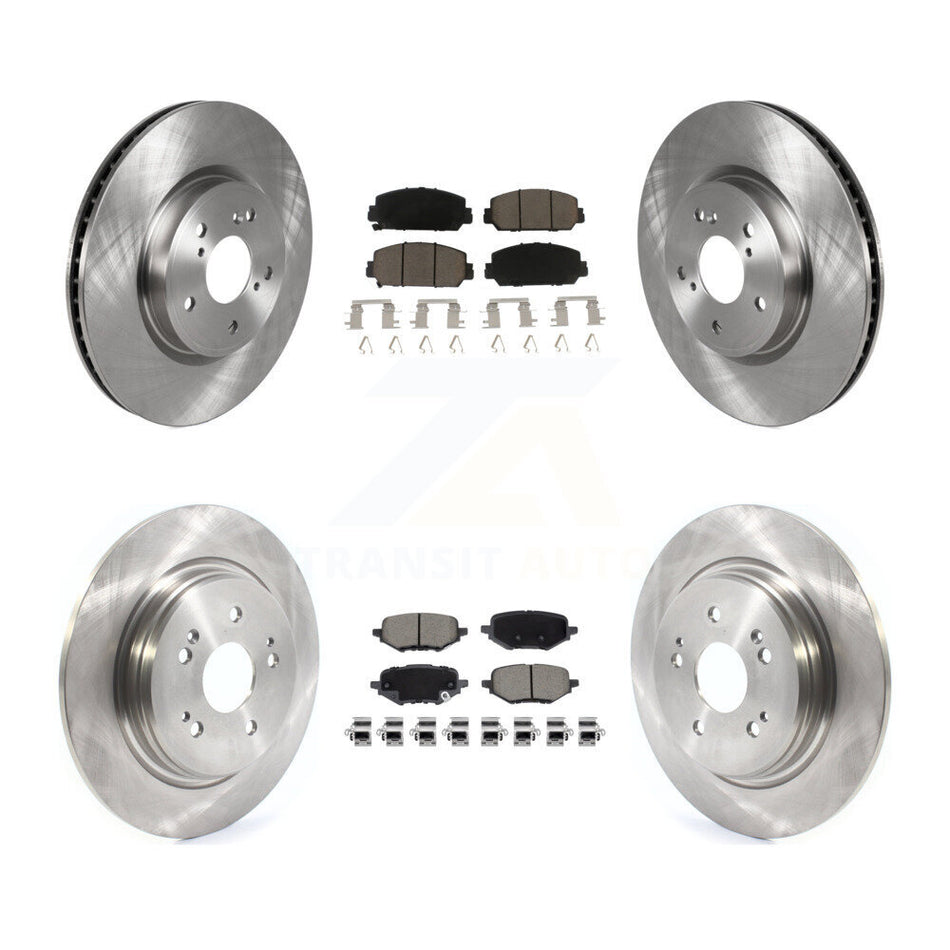 Front Rear Disc Brake Rotors And Ceramic Pads Kit For 2023 Honda HR-V K8C-104614