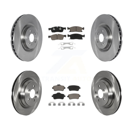 Front Rear Brake Rotor And Ceramic Pad Kit For 2019 Mercedes-Benz GLE400 With AMG Package K8C-104617