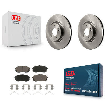 Front Disc Brake Rotor And Ceramic Pad Kit For Kia Optima With 320mm Diameter K8C-104650
