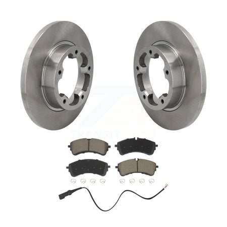 Rear Brake Rotor & Ceramic Pad Kit For 2022-2023 Ford E-Transit Without Heavy Duty Brakes K8C-104657