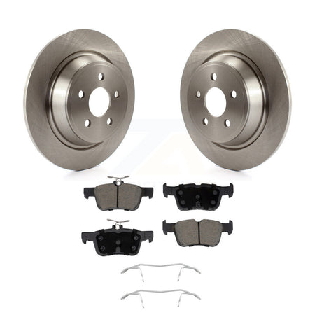 Rear Disc Brake Rotors And Ceramic Pads Kit For 2019-2020 Ford Police Responder Hybrid K8C-104660
