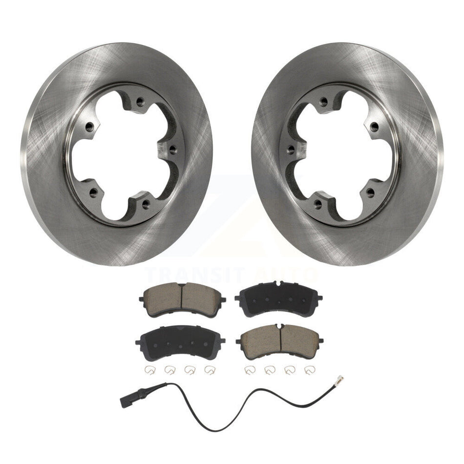 Rear Disc Brake Rotors And Ceramic Pads Kit For Ford Transit-250 Transit-150 Transit-350 K8C-104670