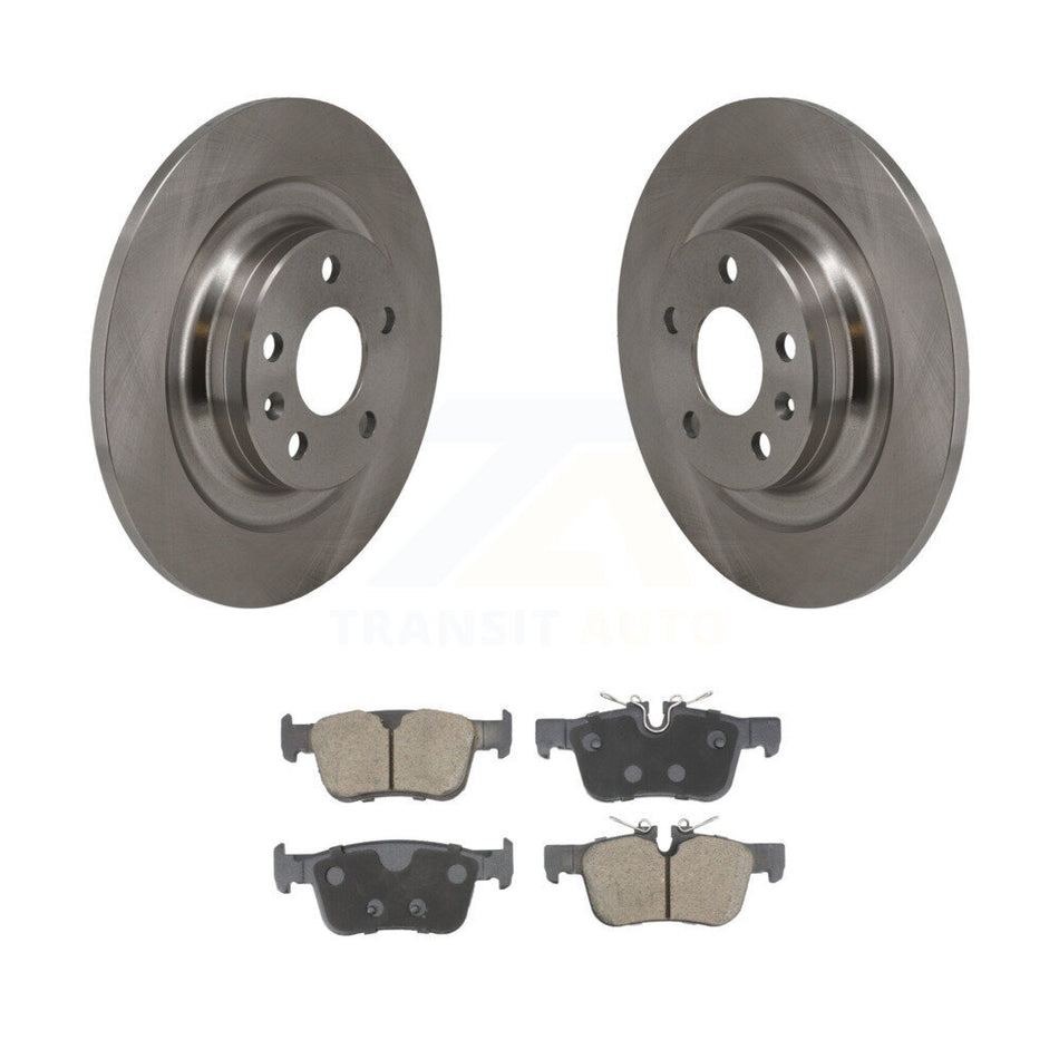 Rear Disc Brake Rotors And Ceramic Pads Kit For Volvo XC60 V60 V90 Cross Country S90 K8C-104671