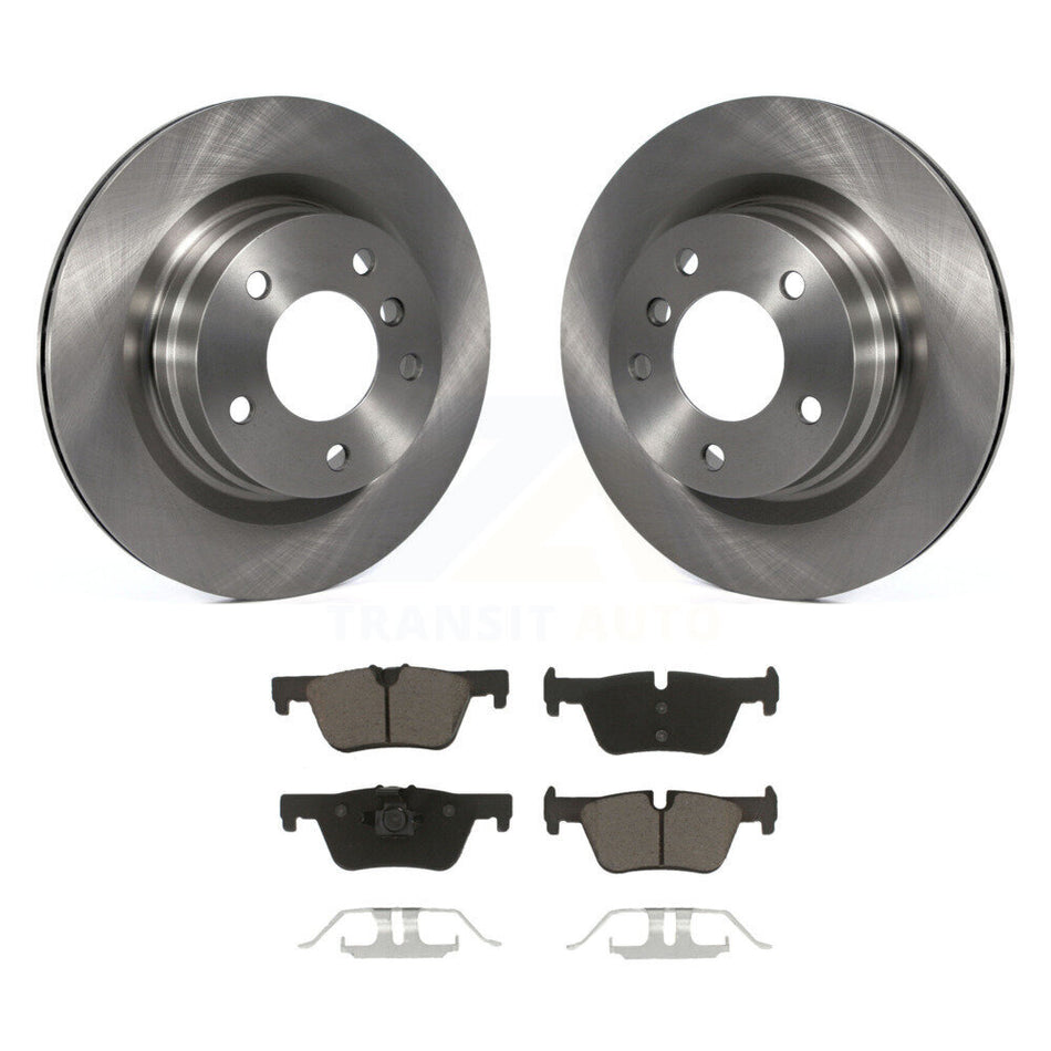 Rear Disc Brake Rotors And Ceramic Pads Kit For BMW 328i K8C-104675