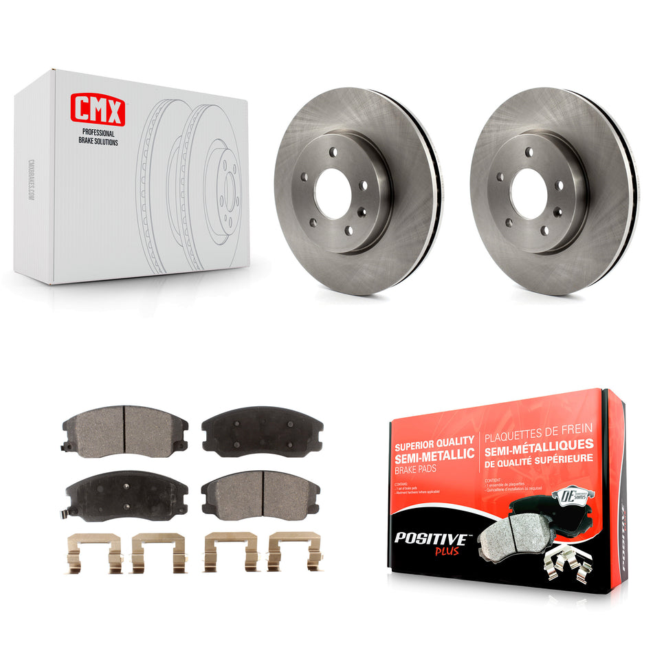 Front Disc Brake Rotors And Semi-Metallic Pads Kit For Chevrolet Equinox Saturn Vue Captiva Sport Pontiac Torrent Suzuki XL-7 K8F-100061