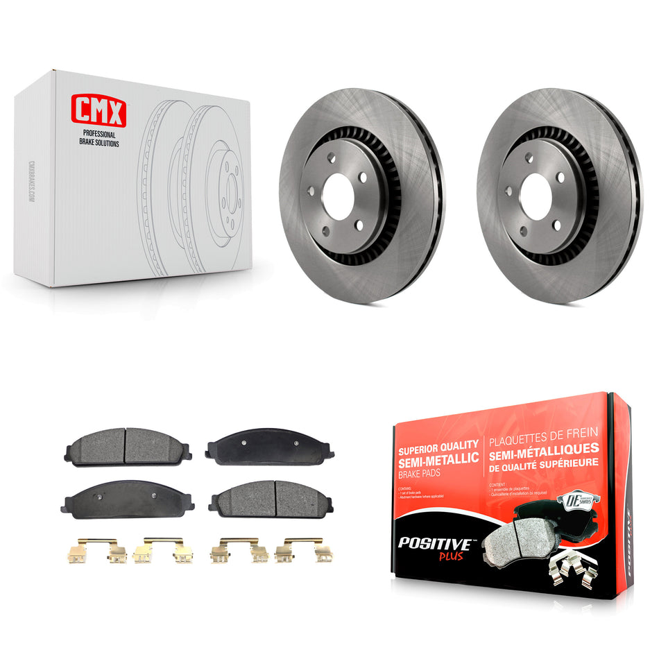 Front Disc Brake Rotors And Semi-Metallic Pads Kit For Ford Five Hundred Freestyle Taurus Mercury Montego X Sable K8F-100138