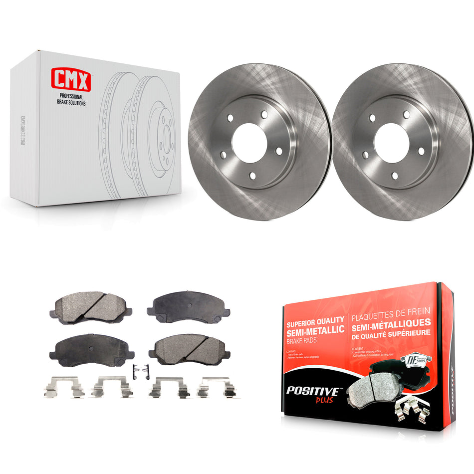 Front Disc Brake Rotors And Semi-Metallic Pads Kit For Mitsubishi Chrysler Sebring Dodge Stratus Galant Eclipse Lancer Outlander K8F-100199