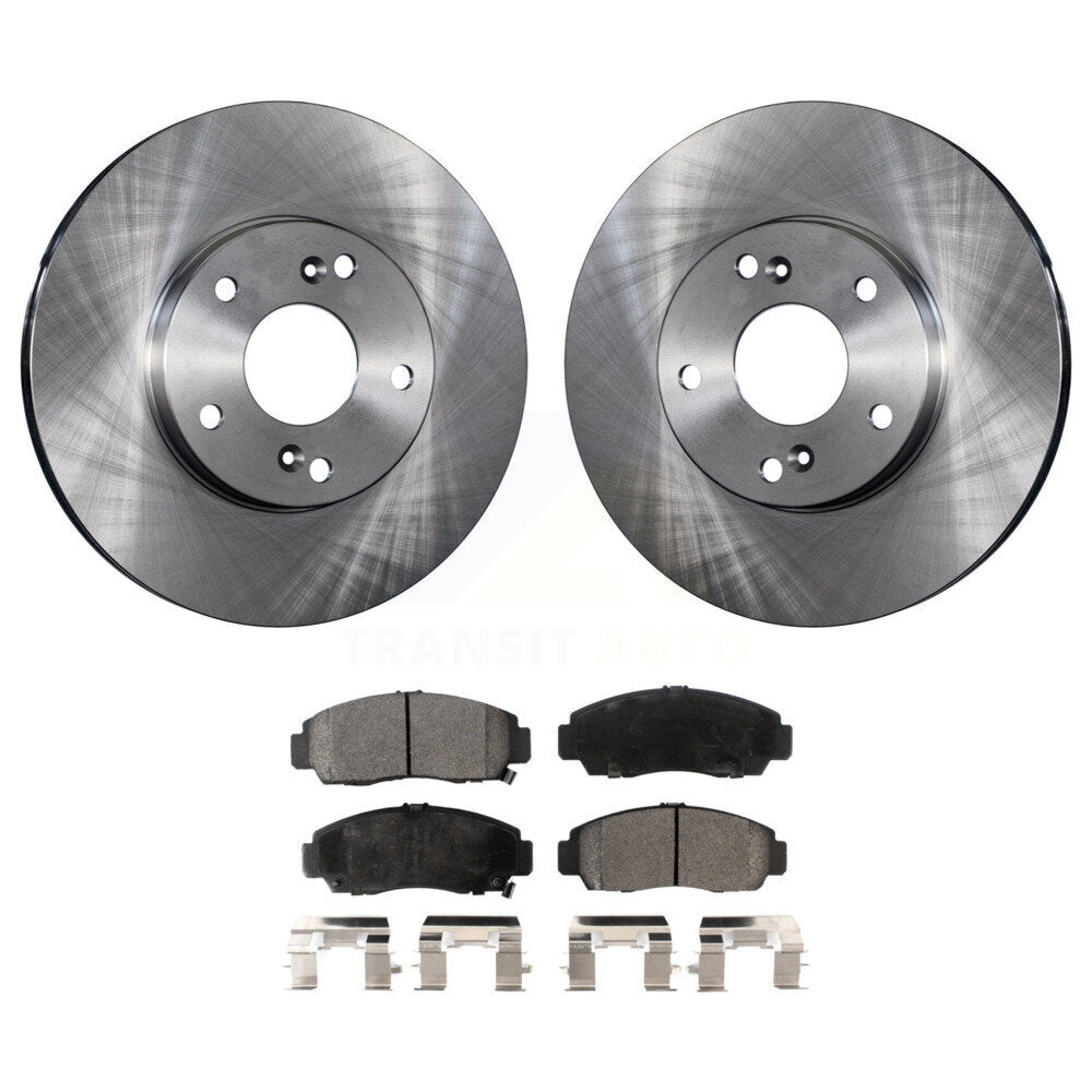 Front Brake Rotors Semi-Metallic Pad Kit For Honda Accord With 282mm Diameter Rotor K8F-100302