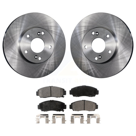 Front Brake Rotors Semi-Metallic Pad Kit For Honda Accord With 282mm Diameter Rotor K8F-100302