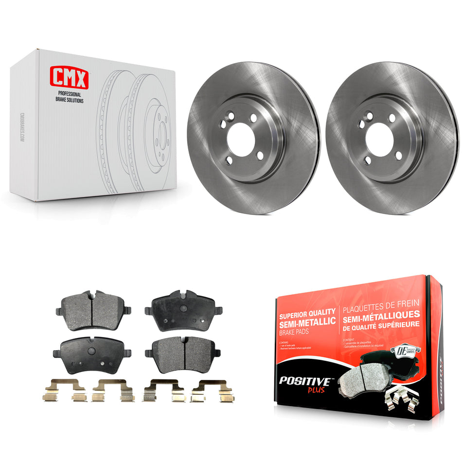 Front Disc Brake Rotors And Semi-Metallic Pads Kit For Mini Cooper Countryman K8F-100510