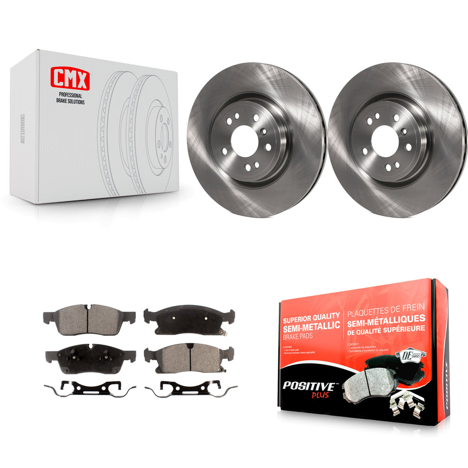 Front Disc Brake Rotors And Semi-Metallic Pads Kit For Mercedes-Benz ML350 GLE350 ML250 GLE300d K8F-100601