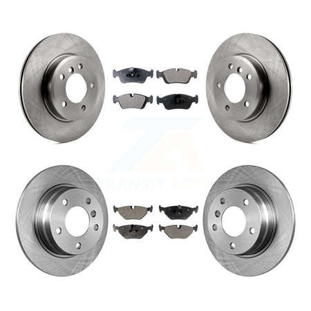 Front Rear Brake Rotors Semi-Metallic Pad Kit For BMW 328i With 280mm Diameter Rotor K8F-101102