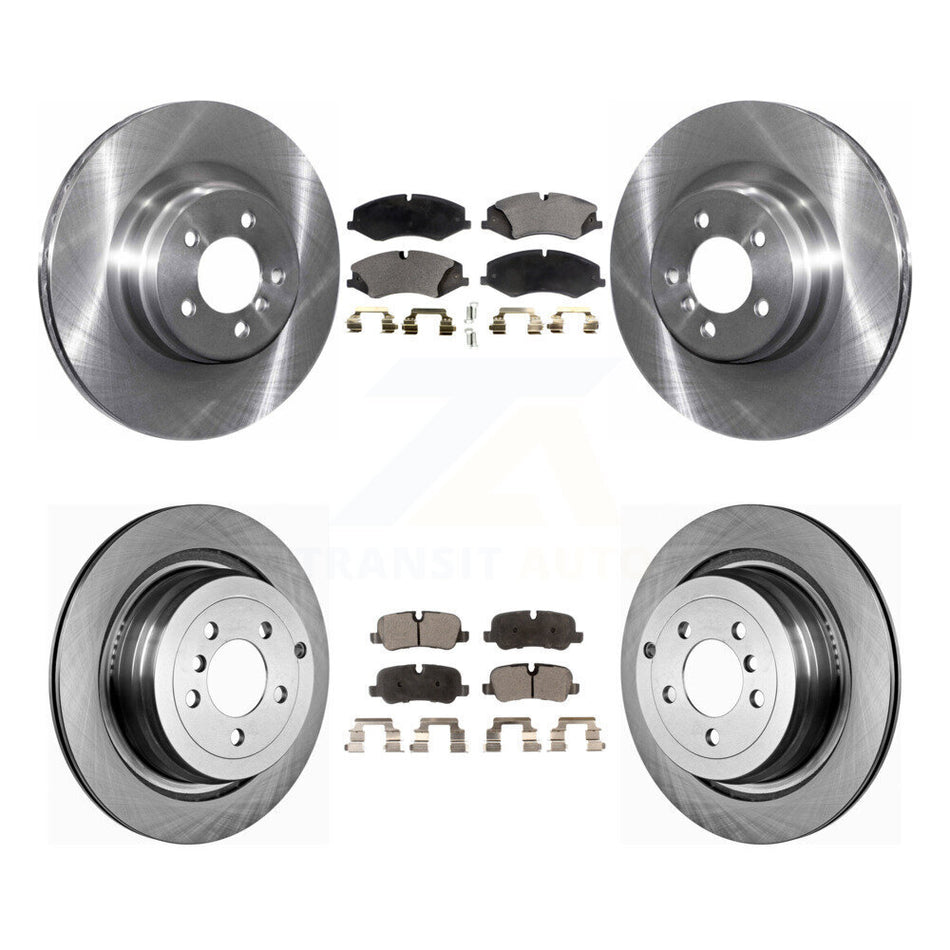 Front Rear Disc Brake Rotors And Semi-Metallic Pads Kit For 2010-2012 Land Rover Range Naturally Aspirated K8F-101299