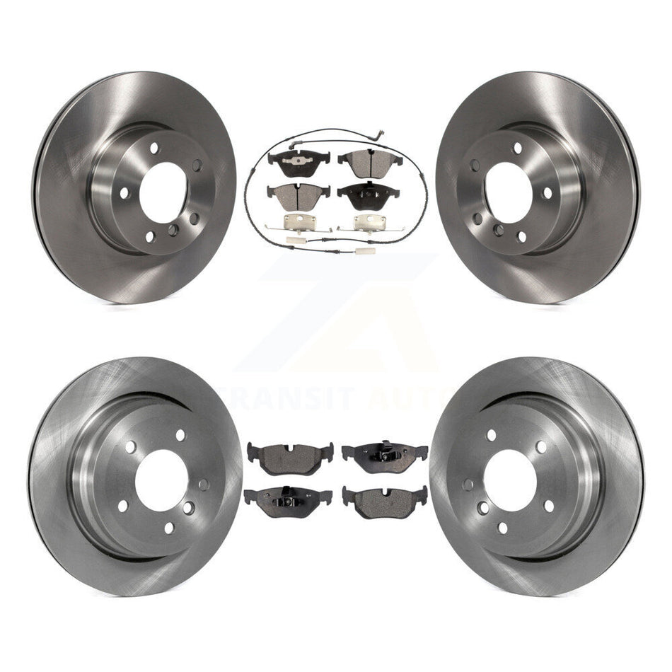 Front Rear Disc Brake Rotors And Semi-Metallic Pads Kit For BMW 328i xDrive X1 328xi K8F-101357