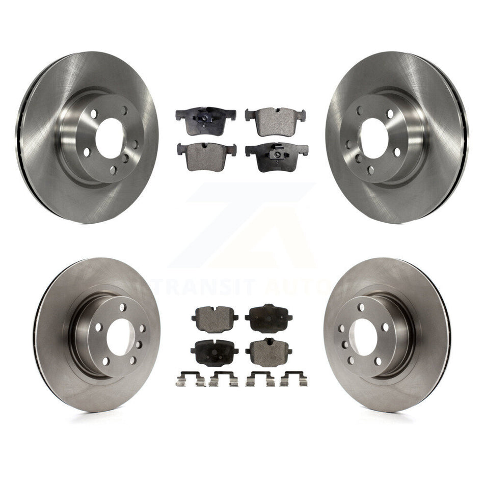 Front Rear Disc Brake Rotors And Semi-Metallic Pads Kit For 2012 BMW X3 From 10 11 K8F-101421