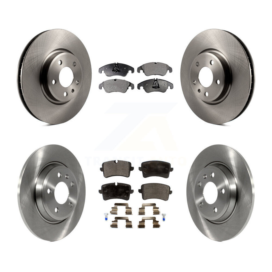 Front Rear Disc Brake Rotors And Semi-Metallic Pads Kit For 2013 Audi A6 With 320mm Diameter Rotor K8F-101428