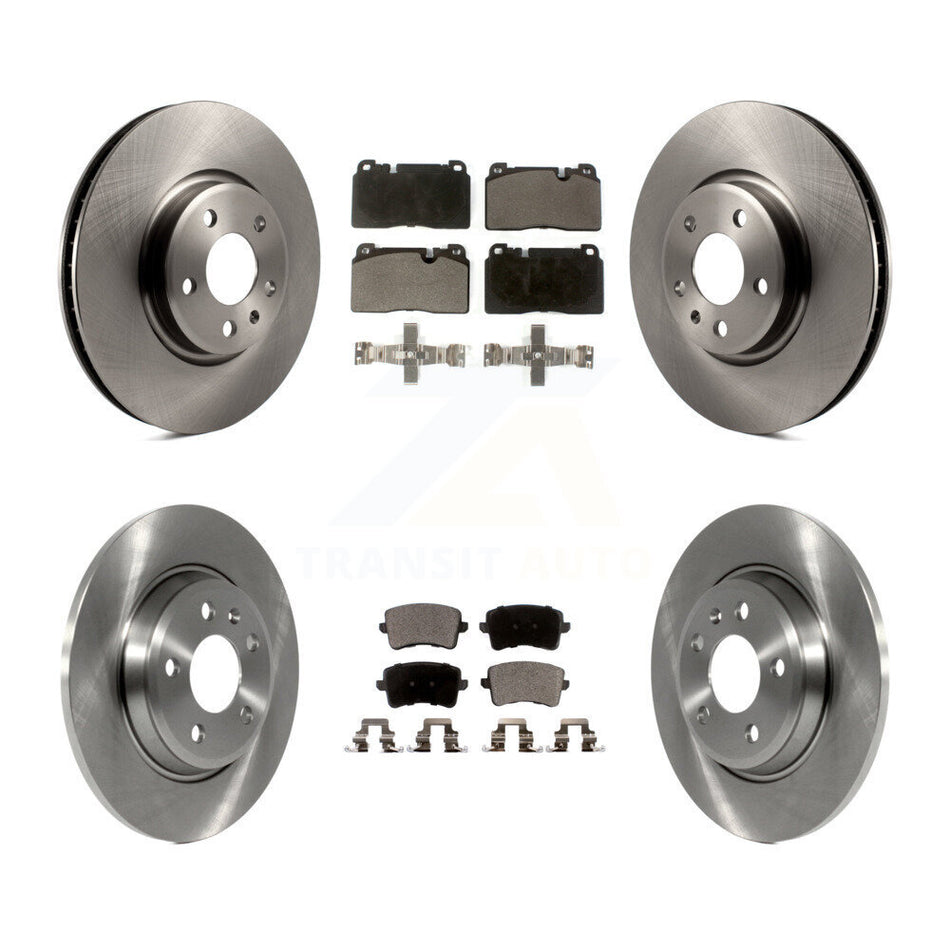 Front Rear Disc Brake Rotors And Semi-Metallic Pads Kit For Audi Q5 K8F-101429