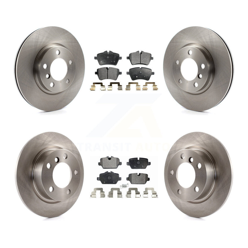 Front Rear Disc Brake Rotors And Semi-Metallic Pads Kit For Mini Cooper Countryman Paceman K8F-101434