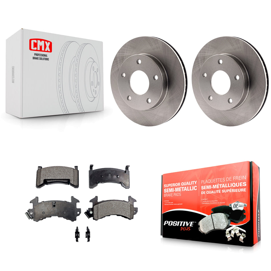 Rear Disc Brake Rotors And Semi-Metallic Pads Kit For Cadillac Eldorado Buick Riviera Seville Oldsmobile Toronado K8F-101497