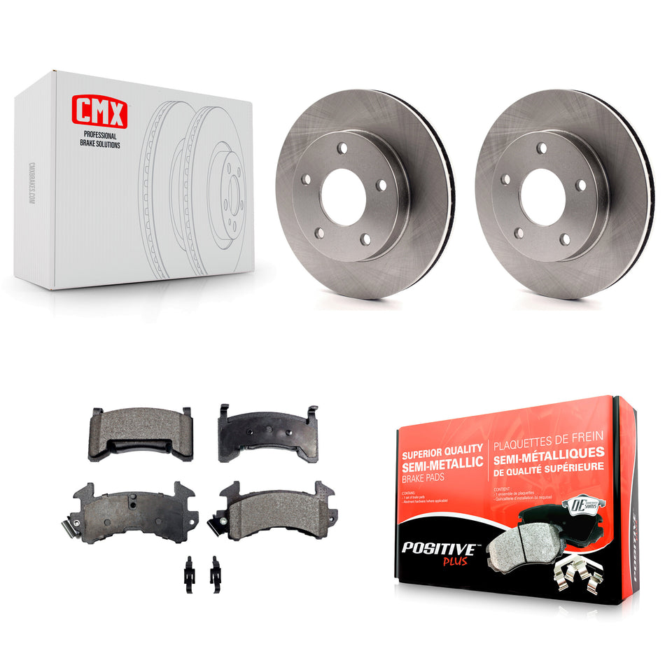 Rear Disc Brake Rotors And Semi-Metallic Pads Kit For Cadillac Eldorado Buick Riviera Seville Oldsmobile Toronado K8F-101497