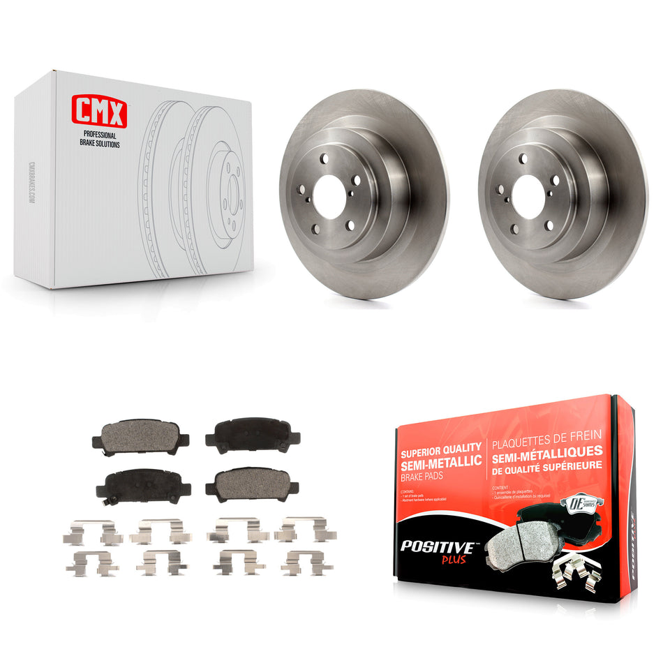 Rear Disc Brake Rotors And Semi-Metallic Pads Kit For Subaru Outback Legacy Baja K8F-101721