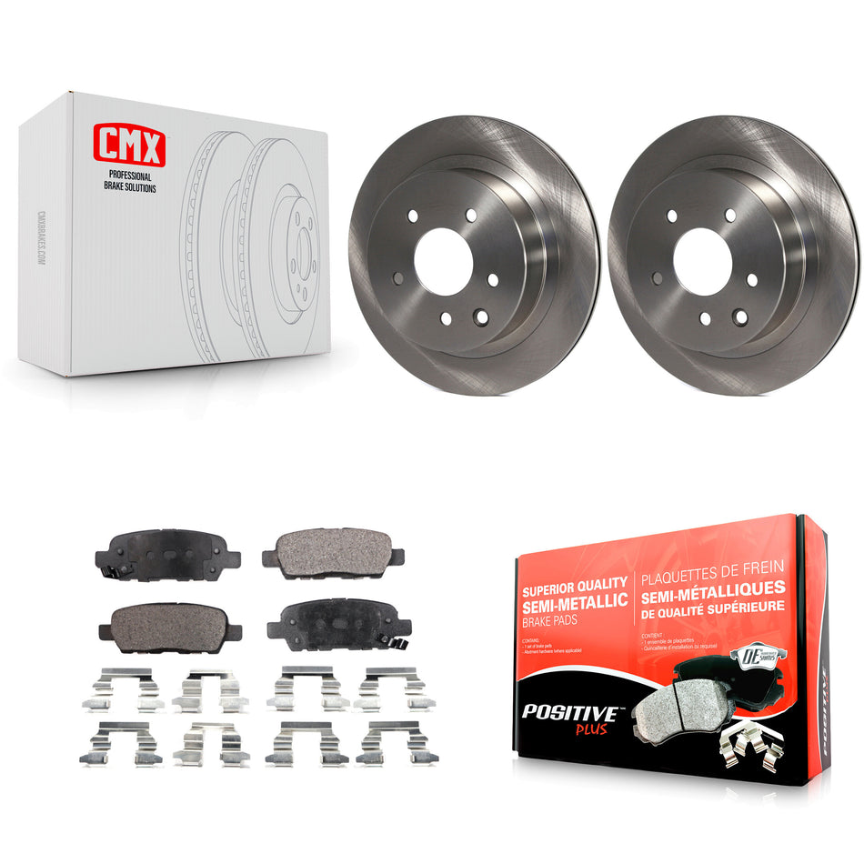 Rear Disc Brake Rotors And Semi-Metallic Pads Kit For Nissan Rogue Sport INFINITI G35 Select LEAF Juke 350Z Qashqai X-Trail K8F-101752