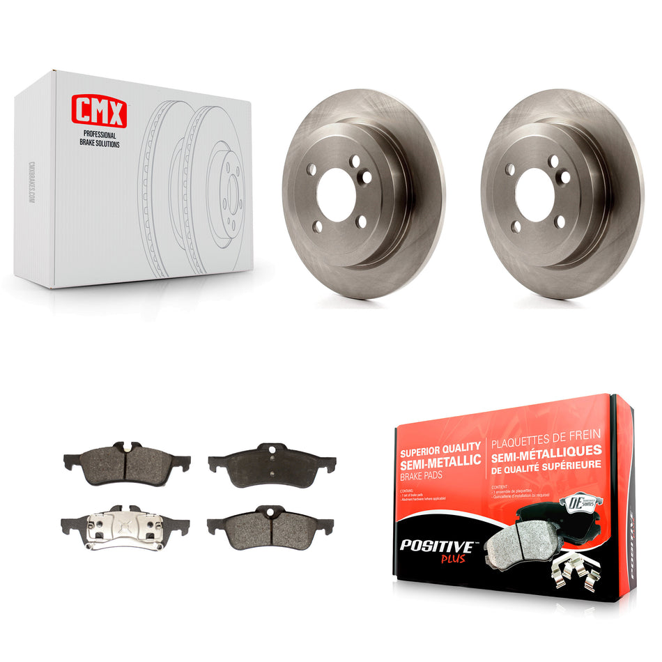 Rear Disc Brake Rotors And Semi-Metallic Pads Kit For Mini Cooper K8F-101761