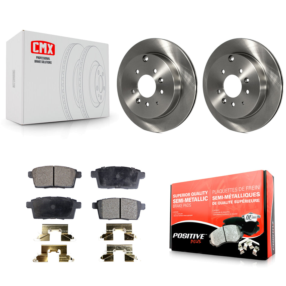 Rear Disc Brake Rotors And Semi-Metallic Pads Kit For Ford Edge Mazda CX-7 Lincoln MKX K8F-101847