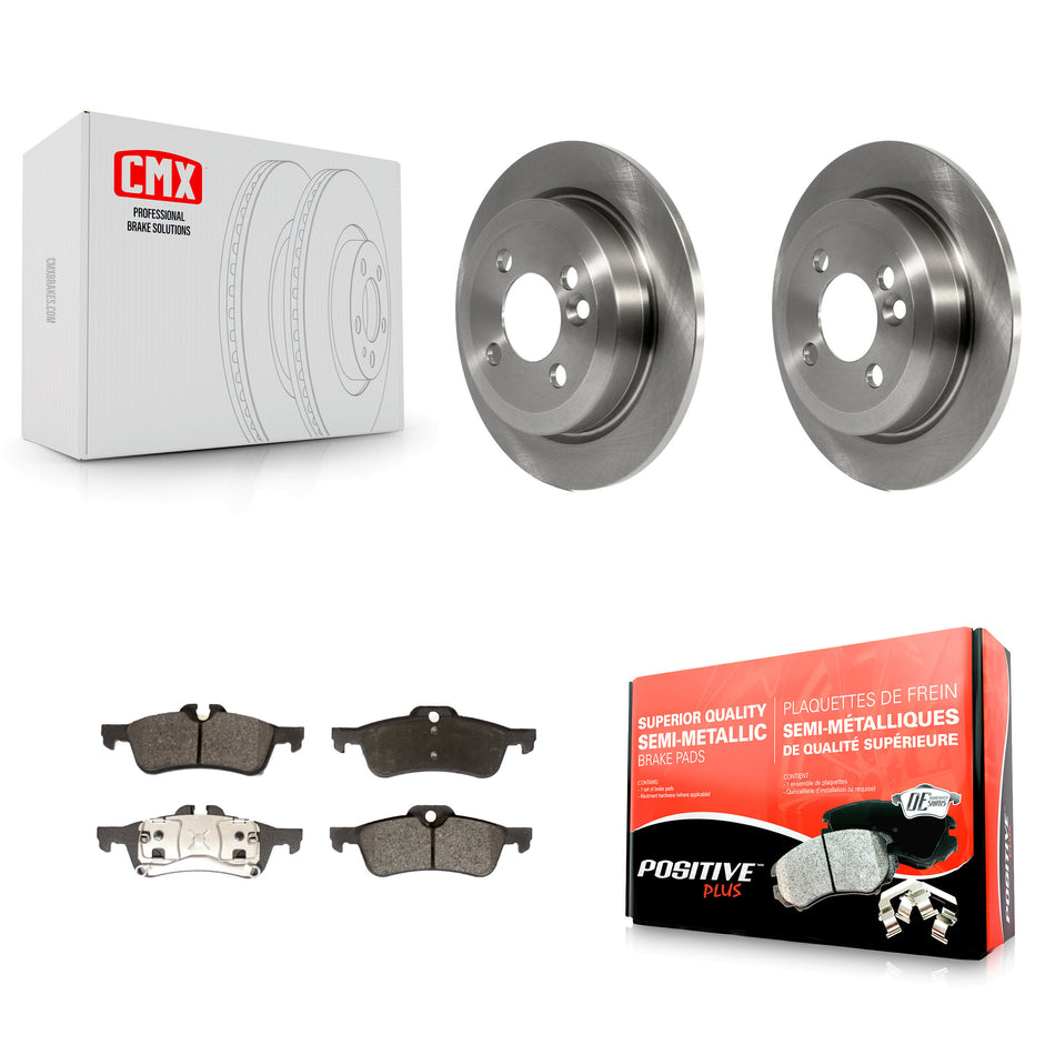 Rear Disc Brake Rotors And Semi-Metallic Pads Kit For Mini Cooper K8F-101865