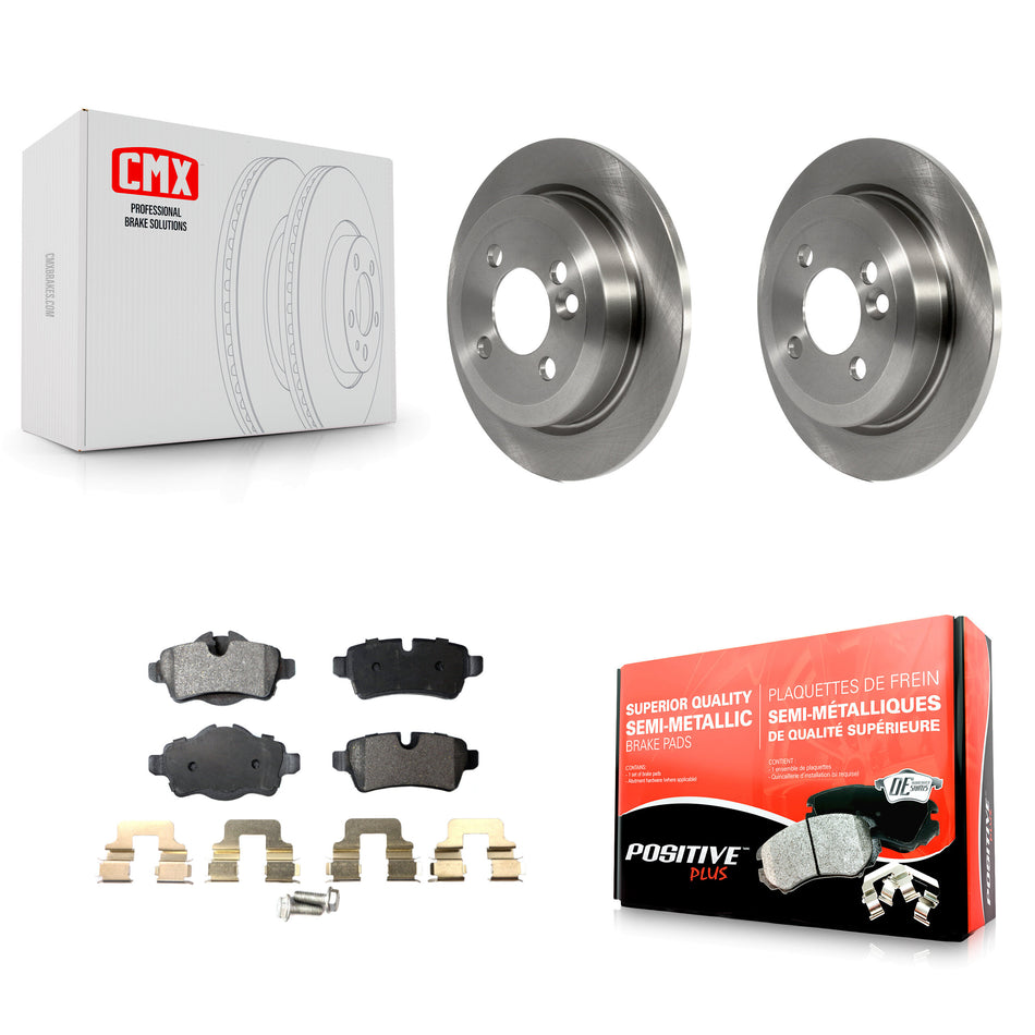 Rear Disc Brake Rotors And Semi-Metallic Pads Kit For Mini Cooper K8F-101866