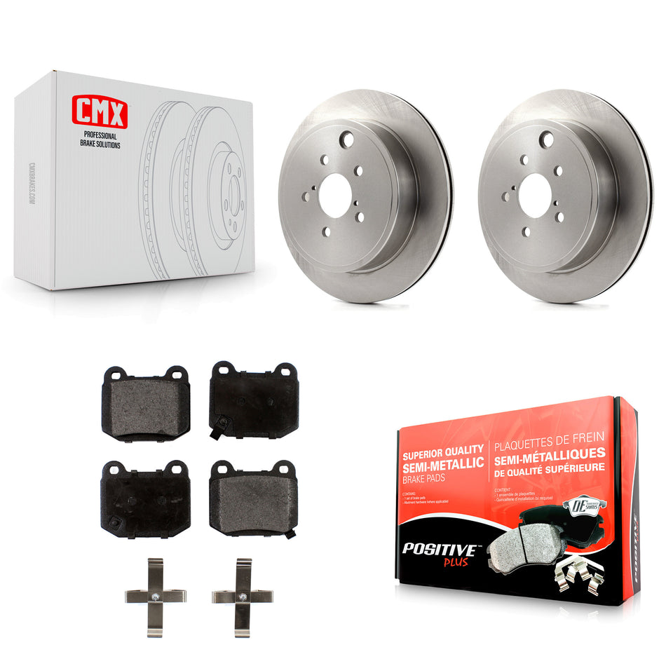 Rear Disc Brake Rotors And Semi-Metallic Pads Kit For Subaru BRZ K8F-101903