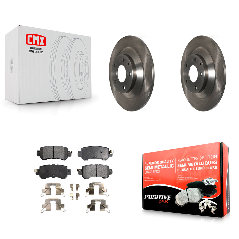 Rear Disc Brake Rotors And Semi-Metallic Pads Kit For Mazda CX-5 K8F-101941