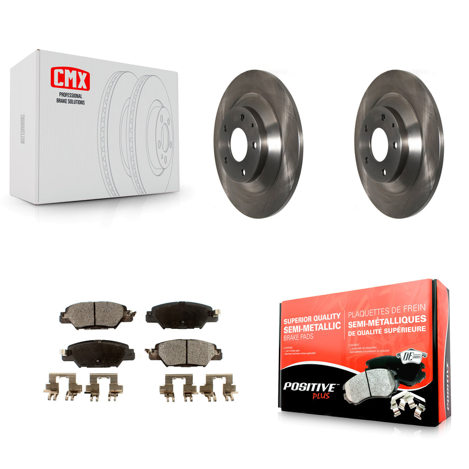 Rear Disc Brake Rotors And Semi-Metallic Pads Kit For Mazda CX-5 K8F-101942