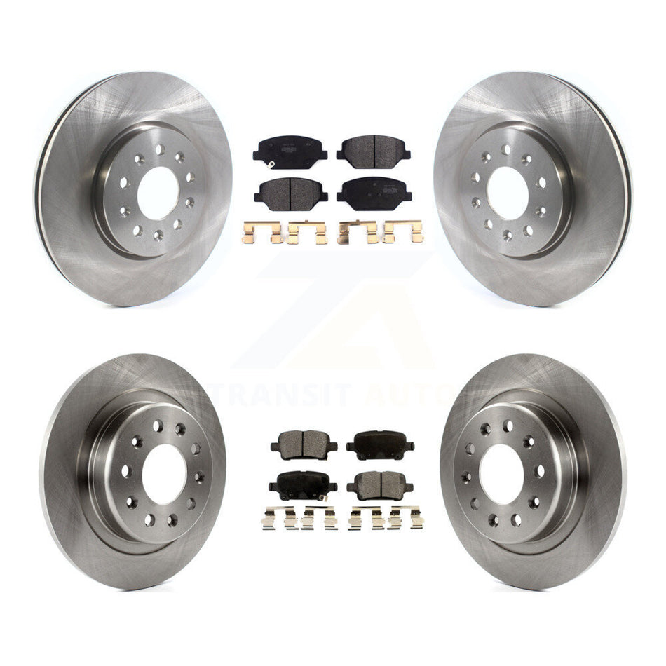 Front Rear Disc Brake Rotors And Semi-Metallic Pads Kit For Chevrolet Equinox GMC Terrain Buick LaCrosse K8F-102705