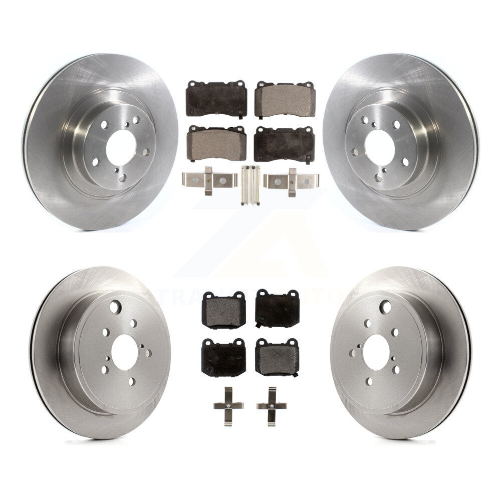 Front Rear Brake Rotor And Semi-Metallic Pad Kit For 2019 Toyota 86 Without Brembo Brakes K8F-102717