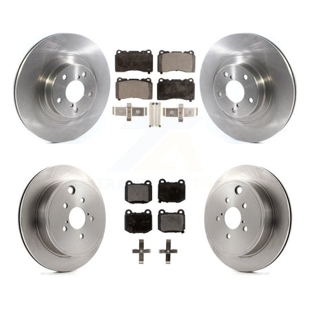 Front Rear Brake Rotor And Semi-Metallic Pad Kit For 2019 Toyota 86 Without Brembo Brakes K8F-102717