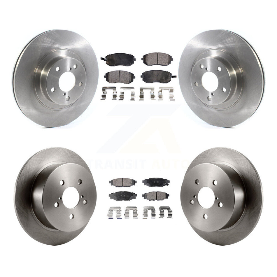 Front Rear Disc Brake Rotors And Semi-Metallic Pads Kit For Subaru Outback Legacy With 292mm Diameter Rotor K8F-102723